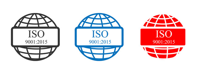 Obraz premium ISO icon set