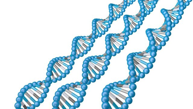 rotierende DNA - Molek&uuml;le, symbolisch