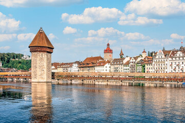 Lucerne city in the daytime, Switzerland