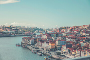 Obraz premium panorama country porto portugal