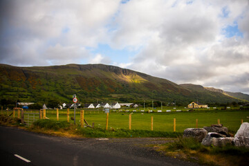 Spring landscape in the lands of Ireland