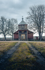 old church in the woods