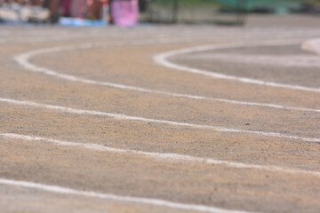 運動会のトラック