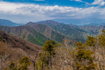 山梨の山岳風景