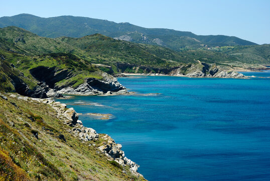Panorama della costa della Nura da Capo Li Furedi