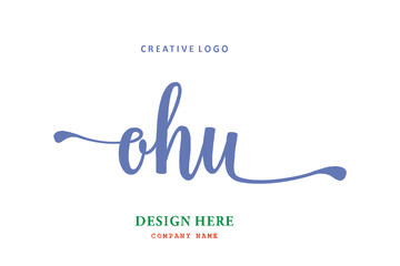 OHU lettering logo is simple, easy to understand and authoritative