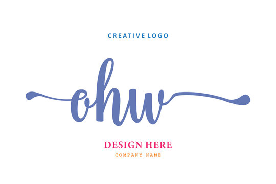 OHW lettering logo is simple, easy to understand and authoritative