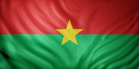  Burkina Faso 3d flag