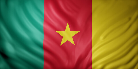  Cameroon 3d flag