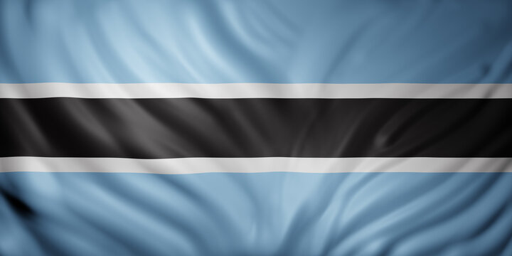  Botswana 3d flag