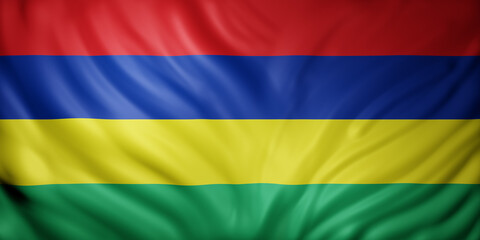  Mauritius 3d flag