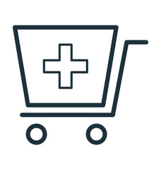 Fototapeta premium Pharmacy Cart 