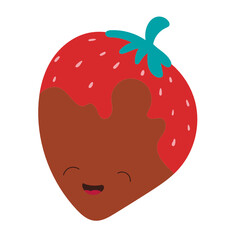 strawberry with chocolate