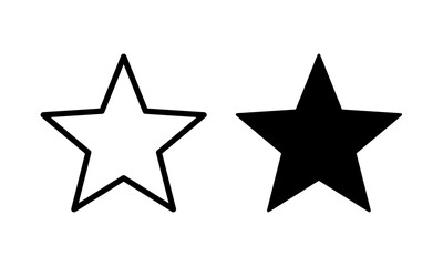 Obraz premium Star icon vector for web site