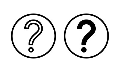 question mark icon, question mark sign vector