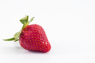 a strawberries isolated on white background