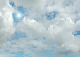 Cloudy sky background