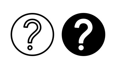 question mark icon, question mark sign vector