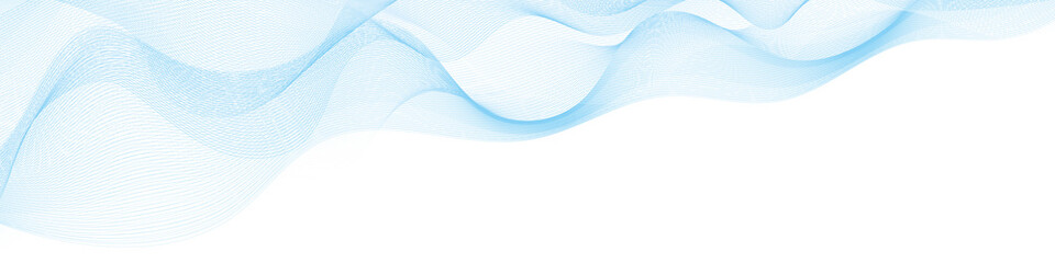 	
abstract vector blue wave melody lines on white background	
