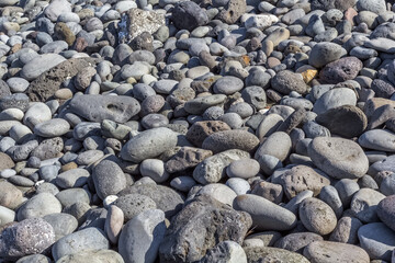 Plage de galets 