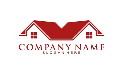 Home property vector logo
