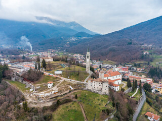 Artegna and its ancient castle and fortified village