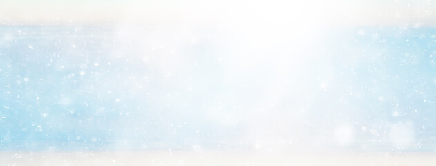 Fototapeta premium abstract snow background sky snowflakes gradient