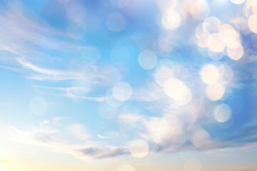 Clouds bokeh abstract bright summer wallpaper nature sky