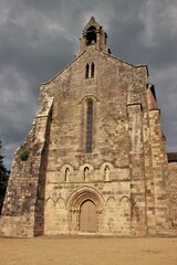 Fototapeta na wymiar Eglise prieuriale d'Arnac Pompadour(Corrèze)