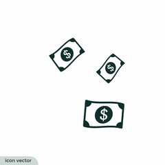 money icon dollar symbol simple design element