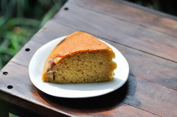 cake ,banana cake or nut cake