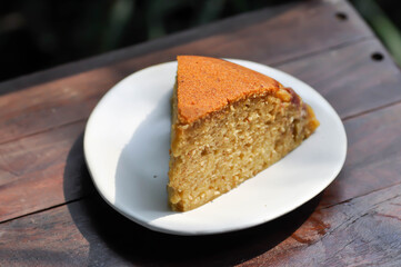 cake ,banana cake or nut cake