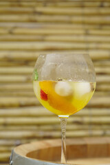 cocktail. product photo during the day in natural light.