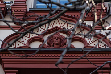 detail of the facade