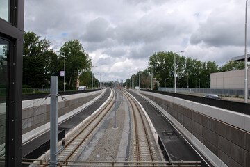 Subway And Bus Line Zonnestein At Amstelveen The Netherlands 24-7-2020