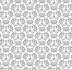 abstract black lines on white. minimalistic vector hand-drawn seamless pattern. simple elements for coloring