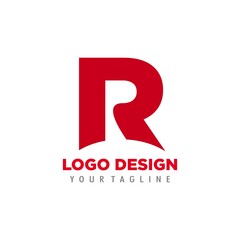 logo R design template, logo letter R abstract modern. logo icon R vector