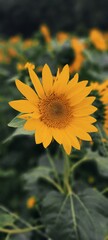 Beautiful Sunflower in the sun