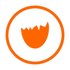 Eierschale und Kreis