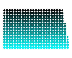 Karte von North Dakota