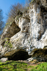 Felswand im Naturschutzgebiet St. Wendel zum Stein