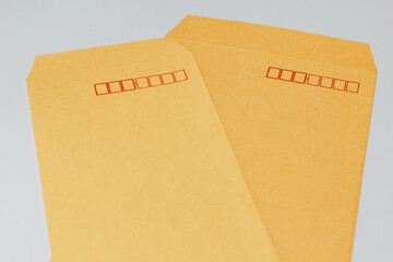 封筒（長形3号と長形40号）