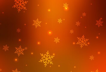 Light Red vector pattern in Christmas style.