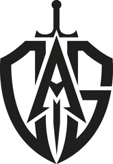 LOGO SHEILD CAG CG