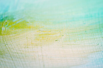 Extreme close up of acrylic paint texture