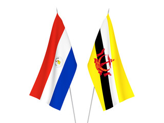 Brunei and Paraguay flags