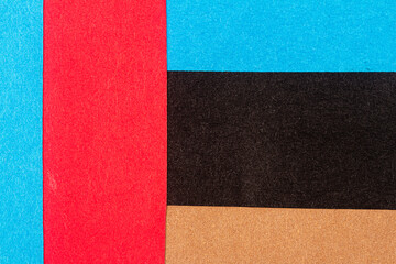 Fototapeta premium Multicolor background from a paper of different colors