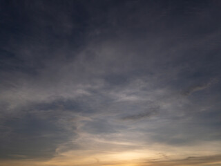 dramatic sunset sky and clouds 