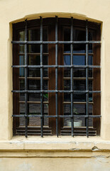 Antique window with lattice