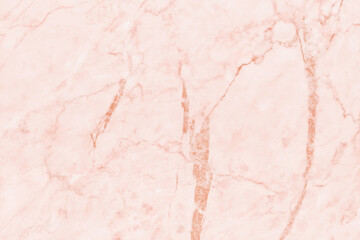 Rose gold marble top-view texture background in seamless glitter pattern.
